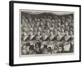 Thanksgiving Day, Children of the Foundling Hospital Viewing the Procession-null-Framed Giclee Print