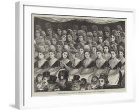 Thanksgiving Day, Children of the Foundling Hospital Viewing the Procession-null-Framed Giclee Print