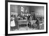 Thanksgiving Day Lesson at Whittier-null-Framed Art Print