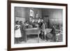 Thanksgiving Day Lesson at Whittier-null-Framed Premium Giclee Print