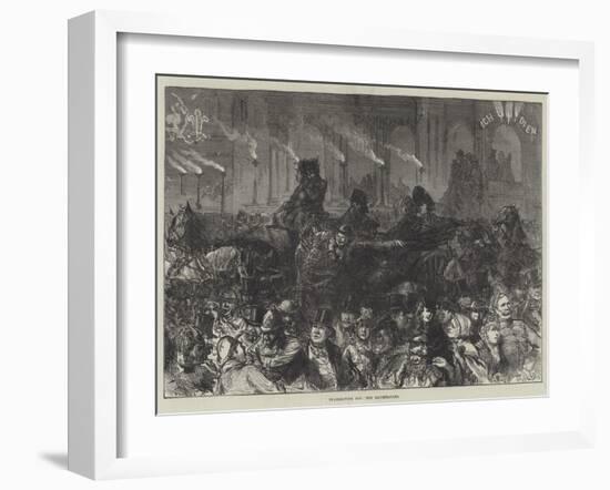 Thanksgiving Day, the Illuminations-Charles Robinson-Framed Giclee Print