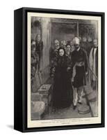 Thanksgiving Day, the Service at St George's Chapel, Windsor-William Small-Framed Stretched Canvas