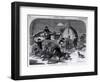 Thanksgiving Day: Ways and Means, from "Harper's Weekly," 27th November 1858-Winslow Homer-Framed Premium Giclee Print