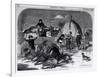 Thanksgiving Day: Ways and Means, from "Harper's Weekly," 27th November 1858-Winslow Homer-Framed Giclee Print