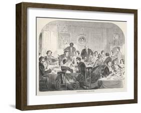 Thanksgiving Dinner-Winslow Homer-Framed Art Print