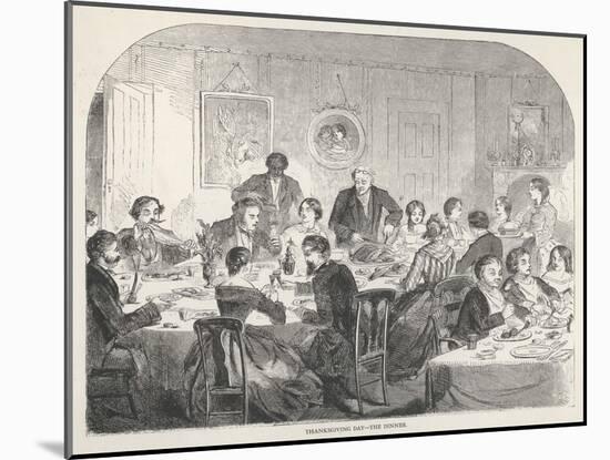 Thanksgiving Dinner-Winslow Homer-Mounted Art Print