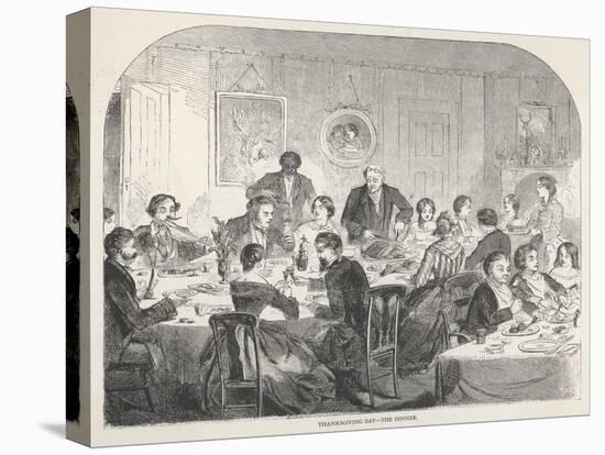 Thanksgiving Dinner-Winslow Homer-Stretched Canvas