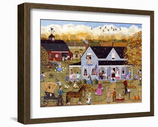 Thanksgiving Eve-Sheila Lee-Framed Giclee Print