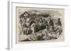 Thanksgiving in Camp, Published by Harper's Weekly, November 29, 1862-Winslow Homer-Framed Giclee Print