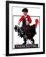 "Thanksgiving,"November 24, 1923-J.F. Kernan-Framed Giclee Print