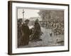 Thanksgiving of the English Army after the Battle of Agincourt, 25th October 1415-English School-Framed Giclee Print