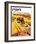 "Thanksgiving on the Farm" Saturday Evening Post Cover, November 26, 1955-John Clymer-Framed Giclee Print