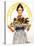 Thanksgiving (or Woman Holding Platter with Turkey)-Norman Rockwell-Stretched Canvas