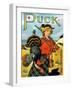 Thanksgiving Puck 1904-Louis M. Glackens-Framed Art Print