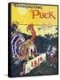 Thanksgiving Puck 1910-Brynat Baker-Framed Stretched Canvas