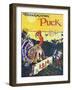 Thanksgiving Puck 1910-Brynat Baker-Framed Art Print