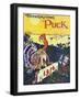 Thanksgiving Puck 1910-Brynat Baker-Framed Art Print