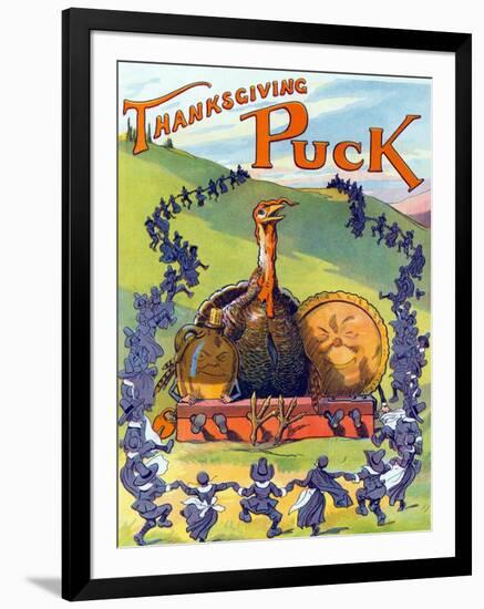 Thanksgiving Puck 1916-Louis M. Glackens-Framed Art Print