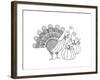 Thanksgiving Turkey-Neeti Goswami-Framed Art Print