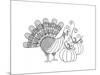 Thanksgiving Turkey-Neeti Goswami-Mounted Art Print