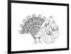 Thanksgiving Turkey-Neeti Goswami-Framed Art Print