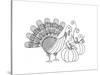 Thanksgiving Turkey-Neeti Goswami-Stretched Canvas