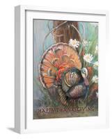 Thanksgiving Turkey-Diannart-Framed Art Print