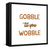 Thanksgiving Typography I-Laura Marshall-Framed Stretched Canvas