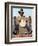 Thanksgiving-Ye Glutton (or Pilgrim in Stockade)-Norman Rockwell-Framed Giclee Print