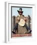 Thanksgiving-Ye Glutton (or Pilgrim in Stockade)-Norman Rockwell-Framed Giclee Print