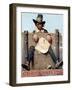 Thanksgiving-Ye Glutton (or Pilgrim in Stockade)-Norman Rockwell-Framed Giclee Print