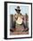 Thanksgiving-Ye Glutton (or Pilgrim in Stockade)-Norman Rockwell-Framed Giclee Print