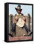 Thanksgiving-Ye Glutton (or Pilgrim in Stockade)-Norman Rockwell-Framed Stretched Canvas