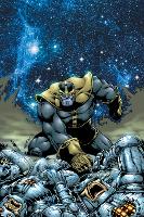 Thanos No.4 Cover: Thanos-Jim Starlin-Lamina Framed Poster