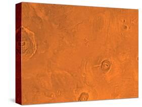 Tharsis Region of Mars-Stocktrek Images-Stretched Canvas
