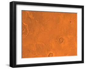 Tharsis Region of Mars-Stocktrek Images-Framed Photographic Print
