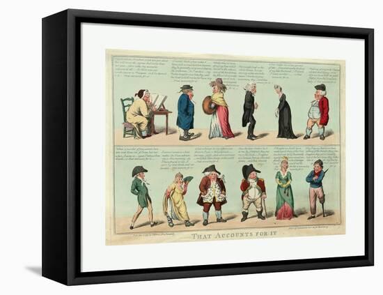 That Accounts for It-Isaac Robert Cruikshank-Framed Stretched Canvas
