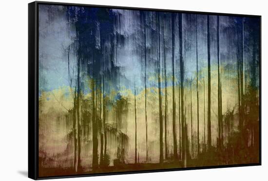 That Blue And Yellow Day-Jacob Berghoef-Framed Stretched Canvas