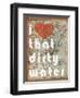 That Dirty Water - 1890, Boston, Massachusetts Map-null-Framed Giclee Print