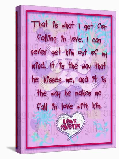 That Is What I Get for Falling in Love-Cathy Cute-Stretched Canvas
