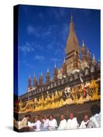 That Luang Celebration, Vientiane, Laos-null-Stretched Canvas