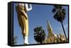 That Luang Stupa, Built in 1566 by King Setthathirat, Vientiane-Jean-Pierre De Mann-Framed Stretched Canvas