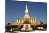 That Luang Stupa, Built in 1566 by King Setthathirat, Vientiane-Jean-Pierre De Mann-Mounted Photographic Print