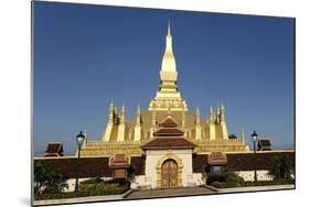 That Luang Stupa, Built in 1566 by King Setthathirat, Vientiane-Jean-Pierre De Mann-Mounted Photographic Print