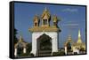 That Luang Stupa, Built in 1566 by King Setthathirat, Vientiane-Jean-Pierre De Mann-Framed Stretched Canvas