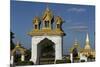 That Luang Stupa, Built in 1566 by King Setthathirat, Vientiane-Jean-Pierre De Mann-Mounted Photographic Print