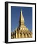 That Luang Stupa, Largest in Laos, Built 1566 by King Setthathirat, Vientiane, Laos, Southeast Asia-De Mann Jean-Pierre-Framed Photographic Print