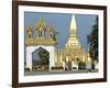 That Luang Stupa, Largest in Laos, Built 1566 by King Setthathirat, Vientiane, Laos, Southeast Asia-De Mann Jean-Pierre-Framed Photographic Print