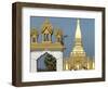 That Luang Stupa, Largest in Laos, Built 1566 by King Setthathirat, Vientiane, Laos, Southeast Asia-De Mann Jean-Pierre-Framed Photographic Print