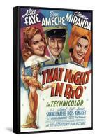 That Night In Rio, Alice Faye, Don Ameche, Carmen Miranda, 1941-null-Framed Stretched Canvas